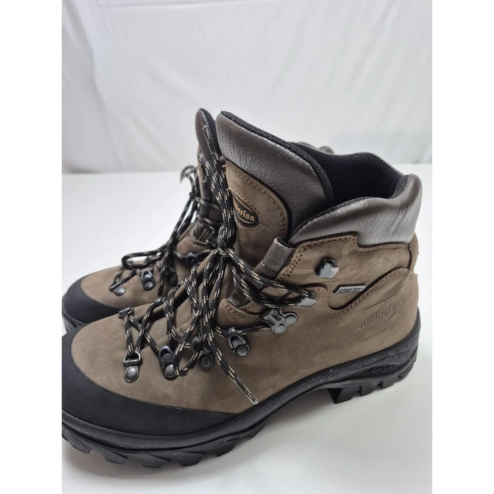 Zamberlan Boots Men's Size 10 Brown Nubuck Gore Tex Waterproof Vibram Winter